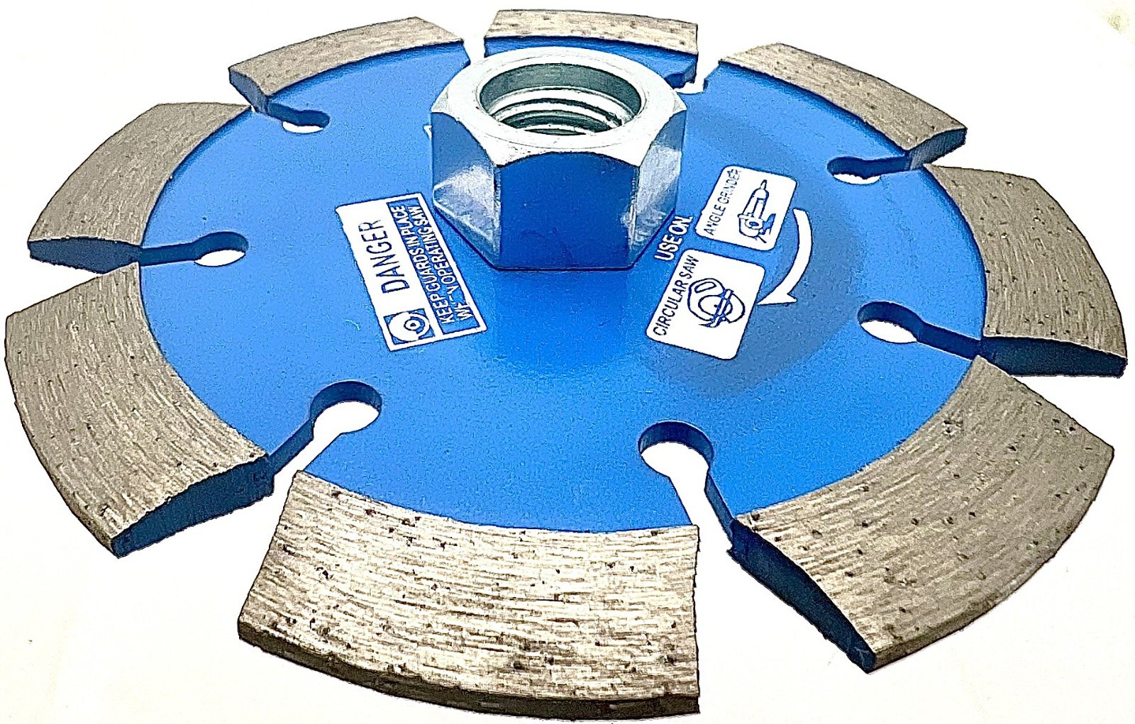 4.5" x .250 (1/4") Crack Chaser threaded Diamond Blade joint widening