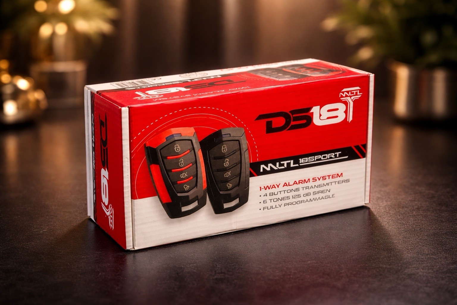 DS18 18SPORT 1-Way Car Auto Alarm System 2 Beepers (Liquidation)