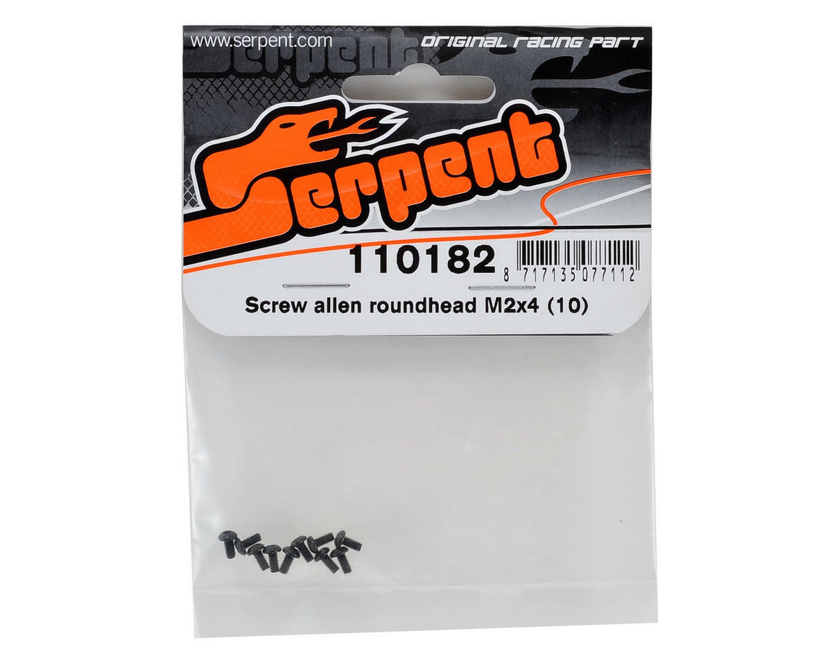 Serpent 2x4mm Hex Button Head Screw (10) [SER110182]