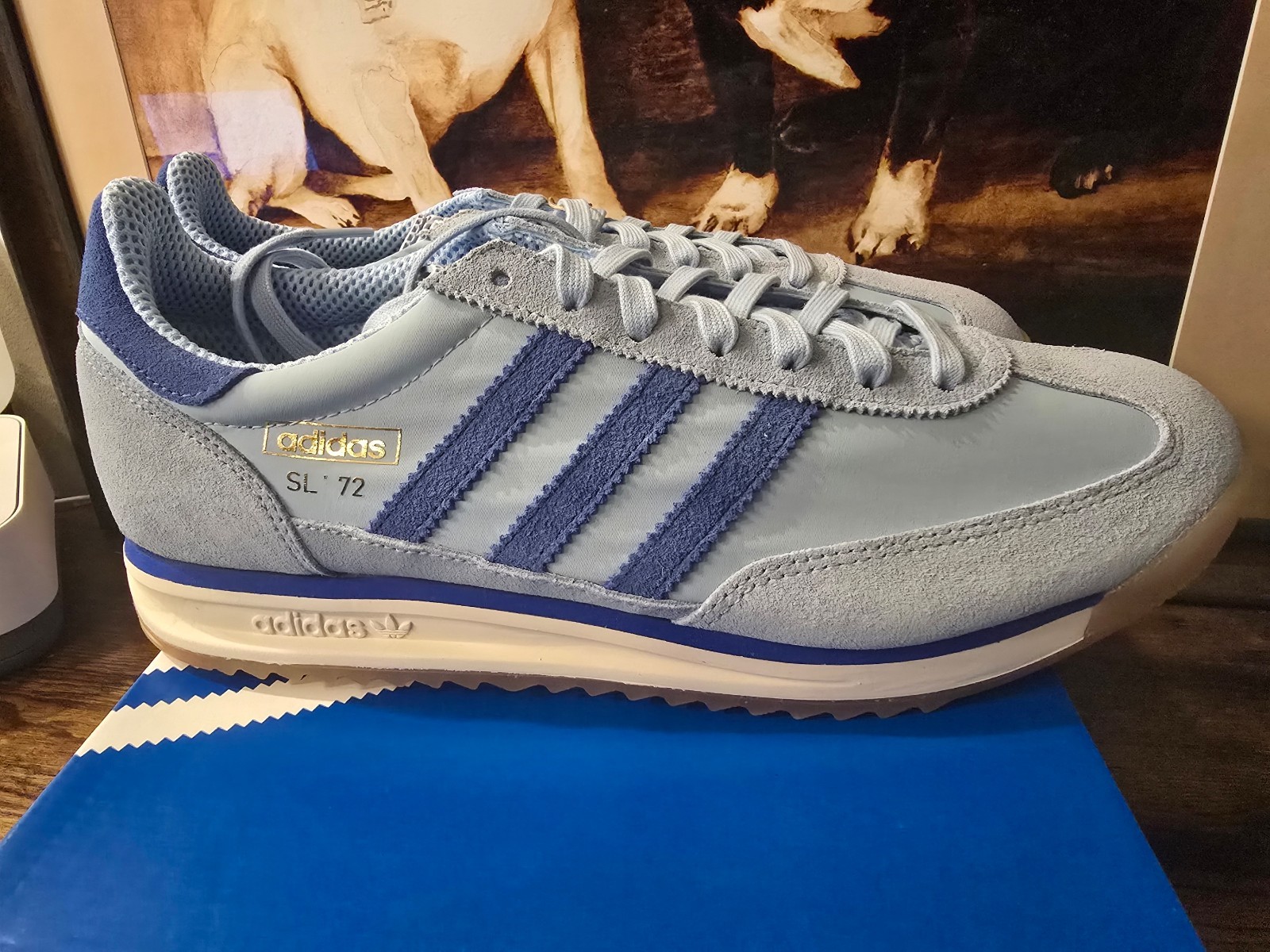 adidas Originals Sl 72 Rs Men's Casual Shoes Blue JH5099 Size 13 Sneakers NEW