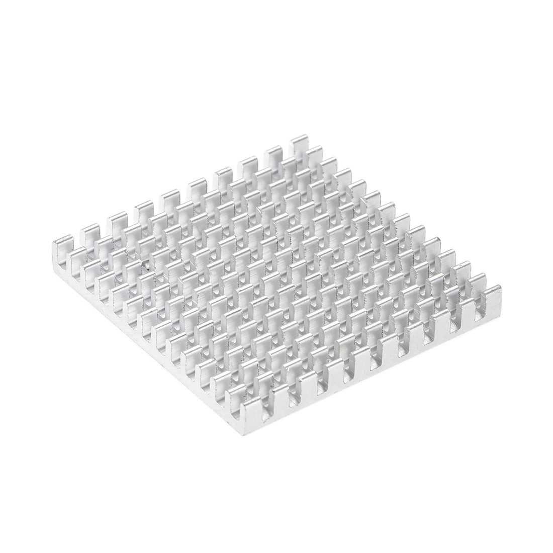 Electronic Radiators Heatsink for MOS GPU IC Chip Silver 40 x 40 x 5 mm