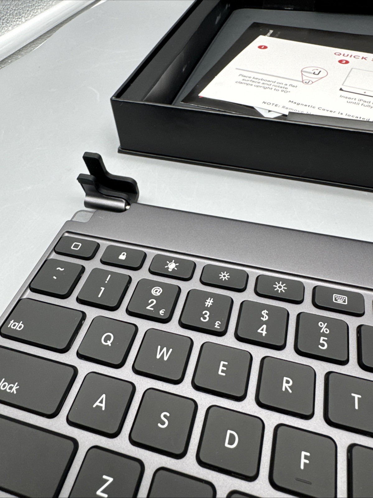 Brydge Wireless Bluetooth Keyboard W/ Backlit Keys for iPad 12.9” Pro 3rd or 4th