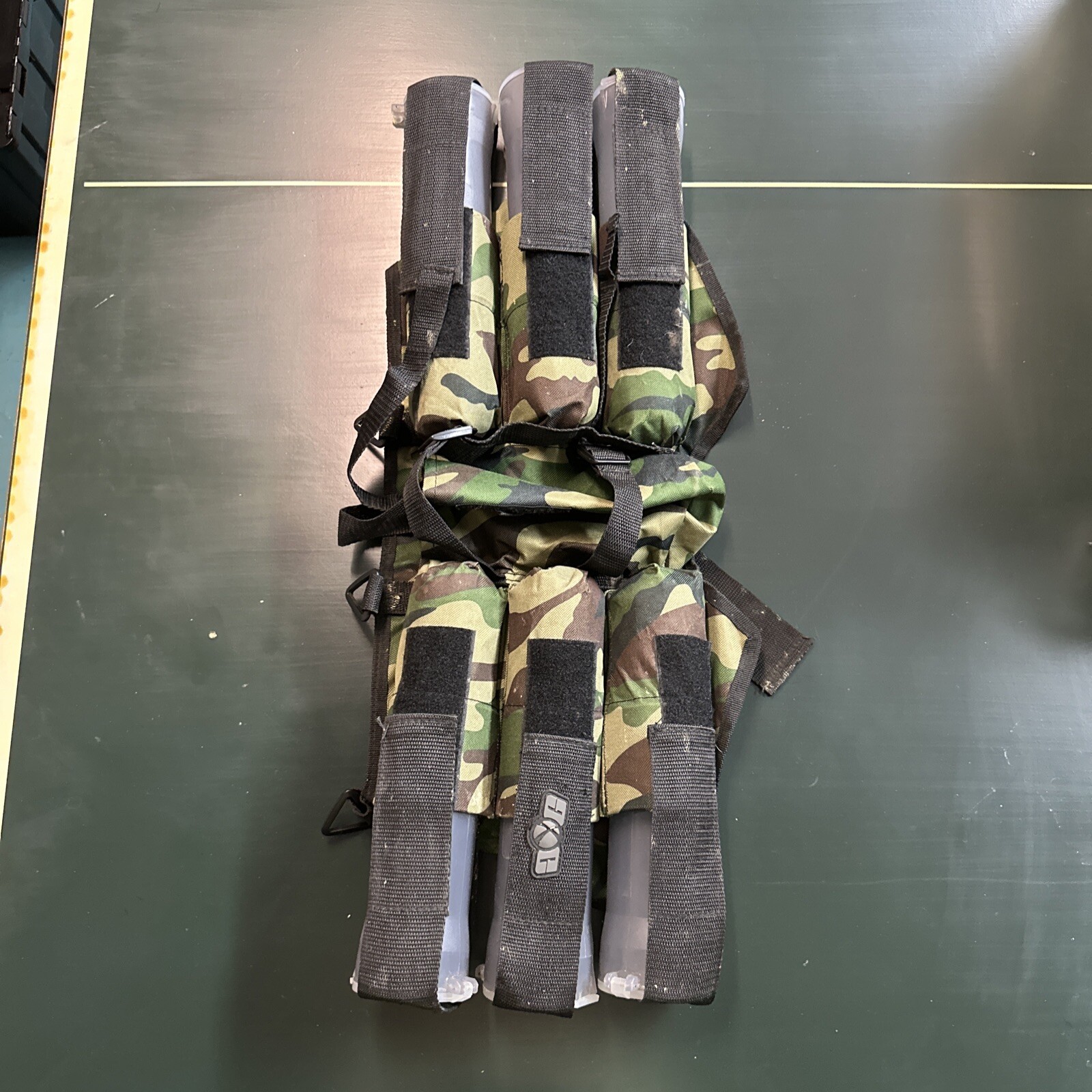 GEN X GLOBAL GOG 6 Clear PODS + PAINTBALL PACK Pod Belt that holds 7 - CAMO