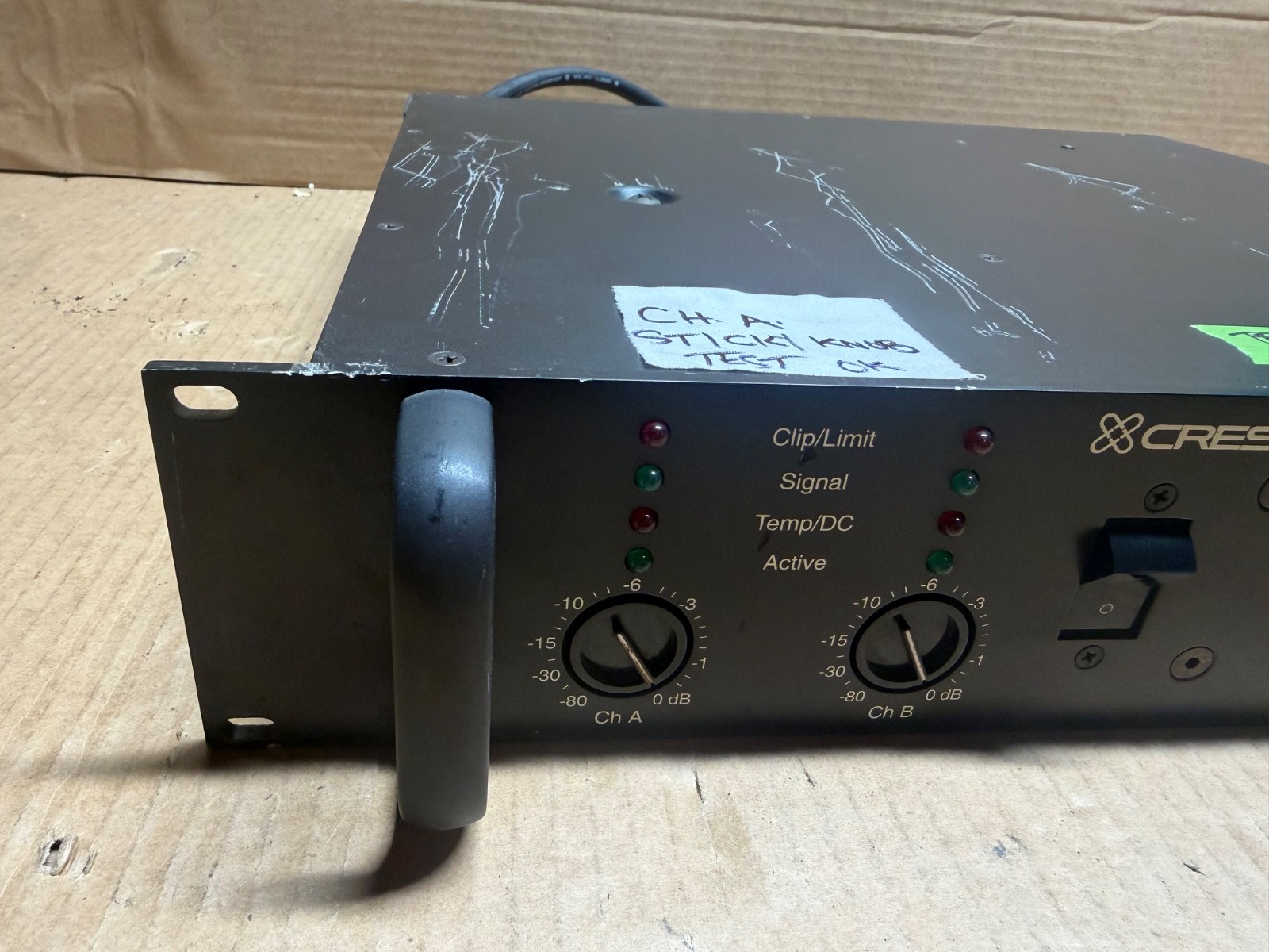 CREST AUDIO 7001 PROFESSIONAL POWER AMPLIFIER - SEE DESCRIPTION