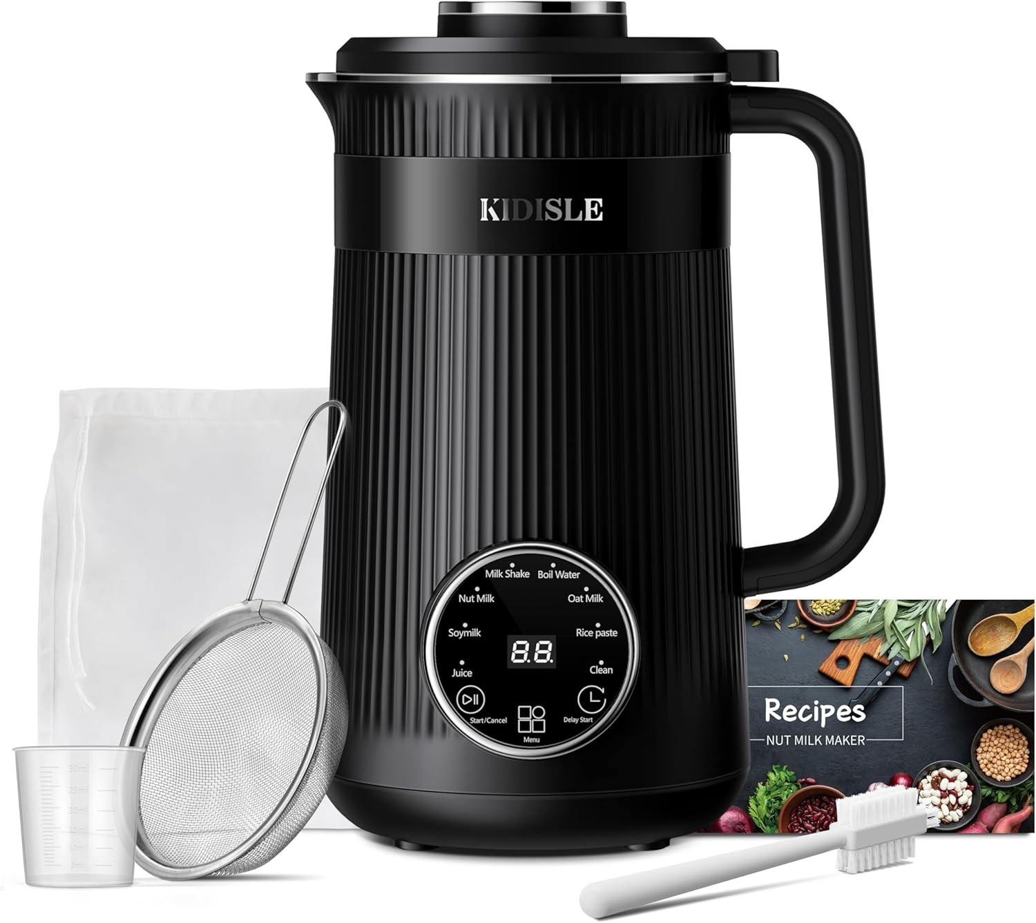 Programmable Soy Machine for Almond & Coconut Milk - Self-Cleaning & Compact