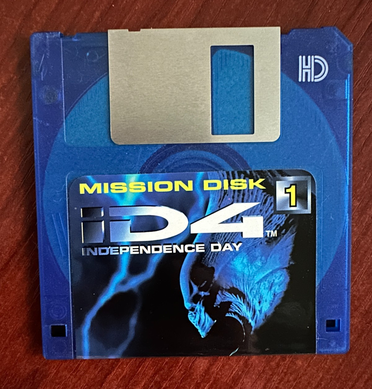 Vintage ID4 Independence Day Mission Disk #1 3.5” PC Floppy Disk Trendmasters