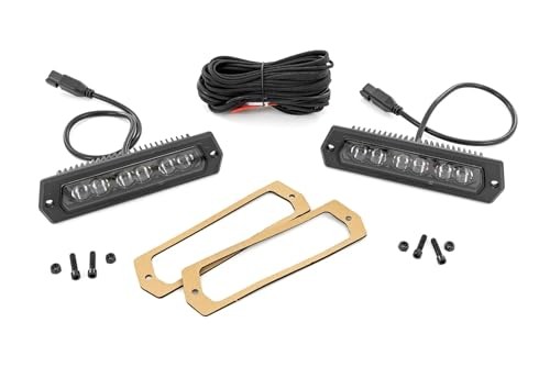 Dual 6" Flush Mount LED Light Bars - Black Series Light Bar, Flush Mount,