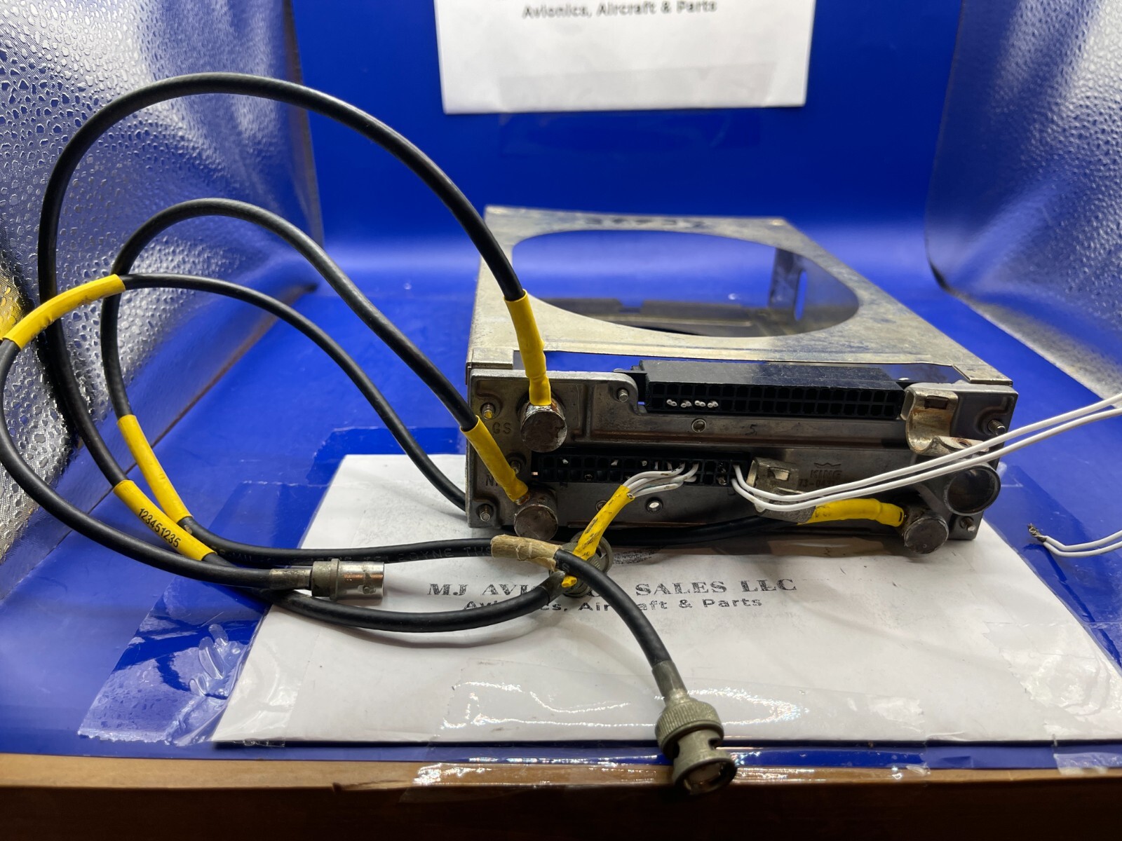 Bendix/King KX-155, 165 MOUNTING RACK P/N 047-04874-0001 WITH BACKPLATE