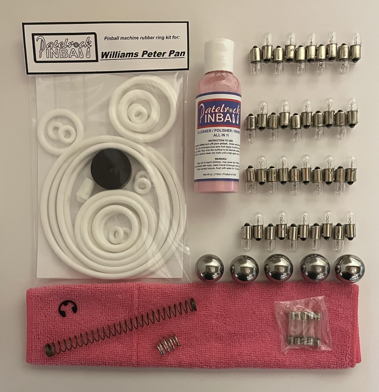 1955 Williams Peter Pan Pinball Machine Maintenance Tune Up Kit