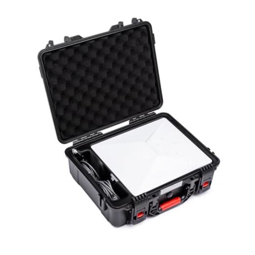 Black IP67 Waterproof Storage Case for Starlink Mini - Built Without DC Port