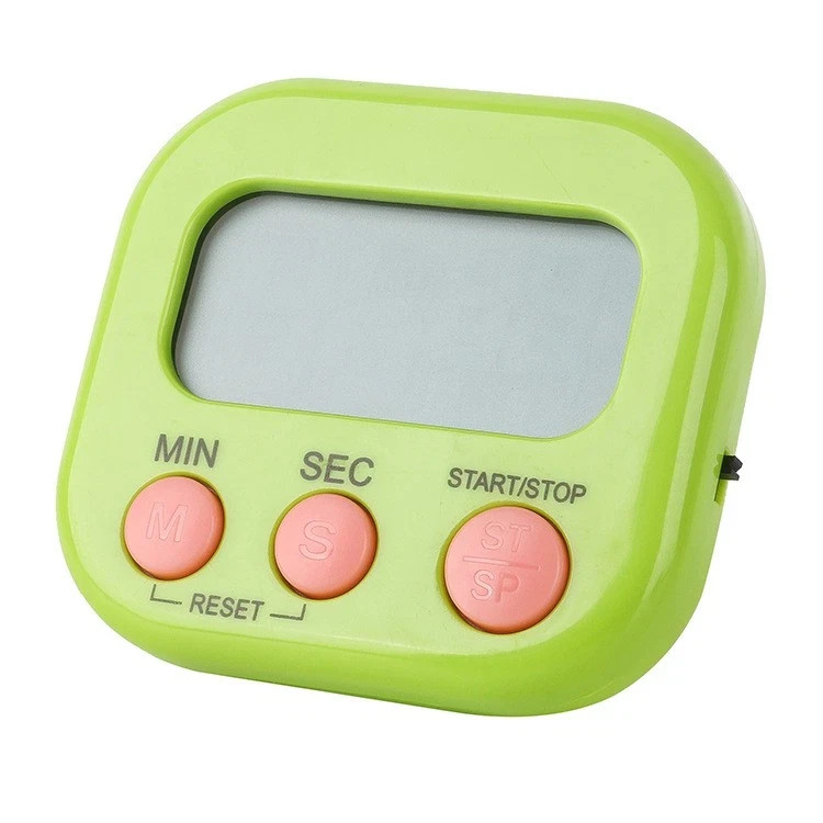 Large LCD Digital Kitchen Cooking Timer Count Down Up Clock Loud Alarm Magnetic