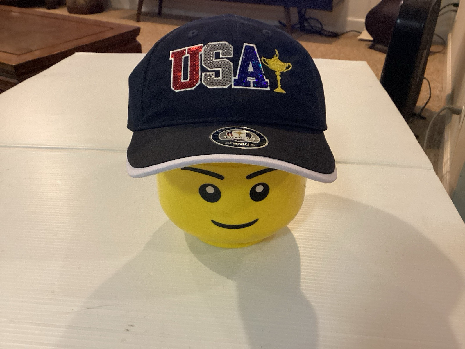 NWT 2021 USA RYDER CUP Whistling Straits Sequin Women’s Strapback Golf Hat