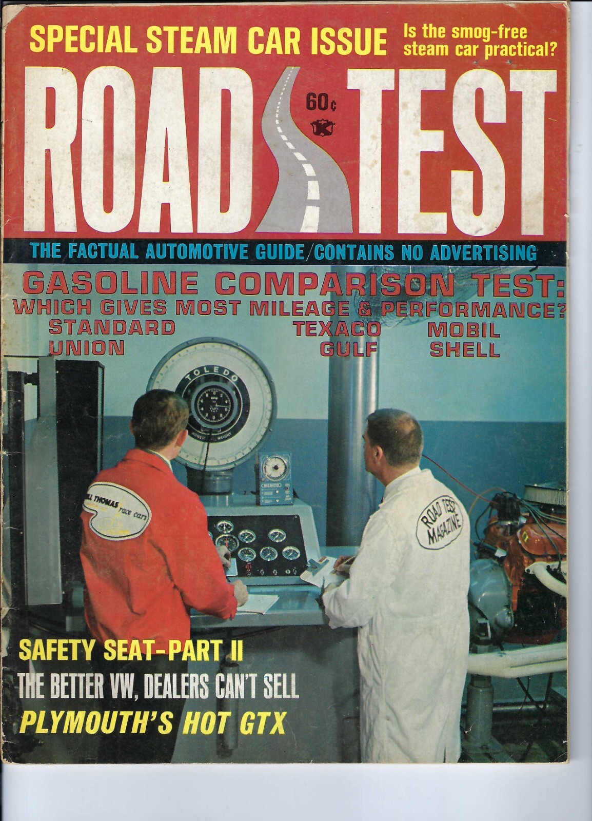 1968 Plymouth GTX tested and featured in vintage Road Test Magazine