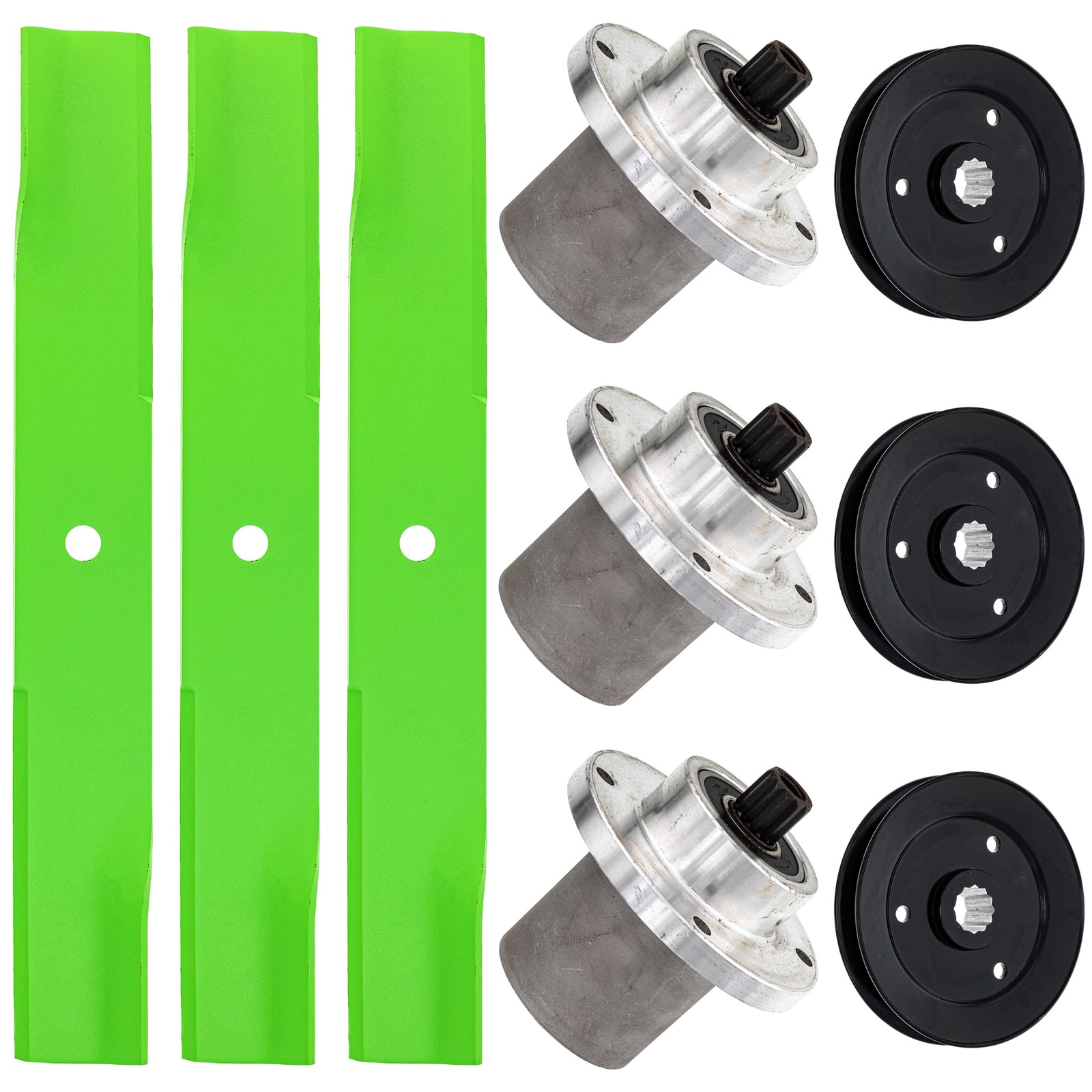 8TEN Blade Spindle Kit for Hustler FasTrak SD with 54-Inch 601124 783506 786889