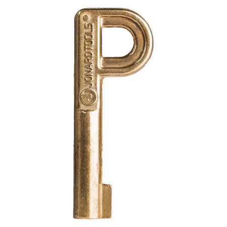 Jonard Tools Ttk-225 P Key, For Self Lock Pedestal Lock, Brass