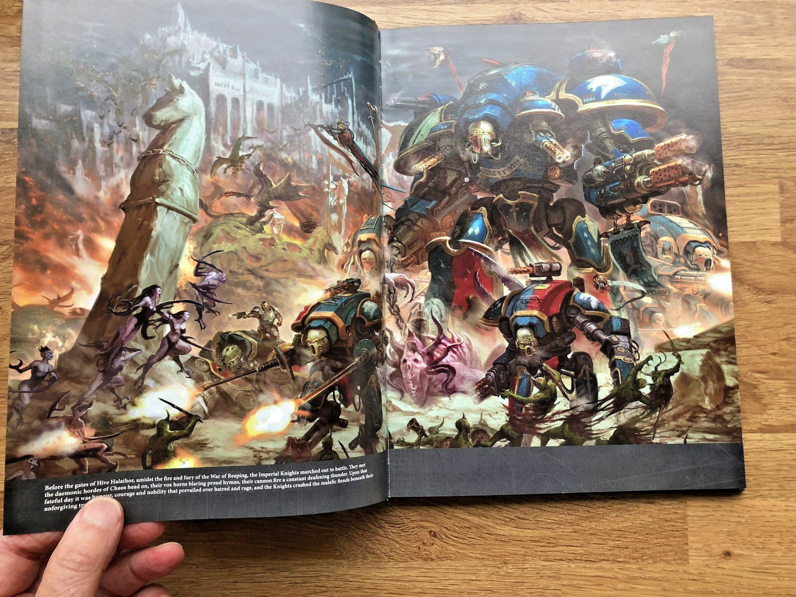Warhammer 40,000 Codex Imperial Knights game guide 2018. HB