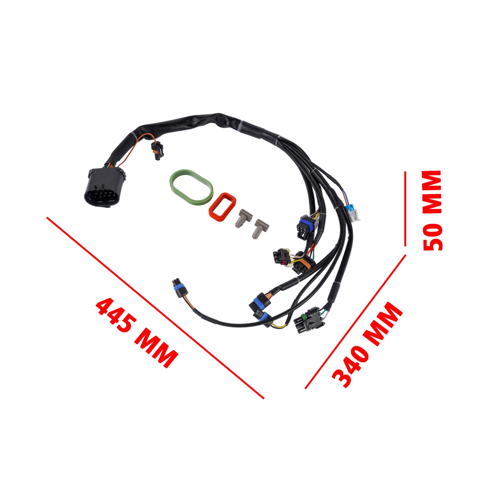 Engine Harness Black Fits Chevrolet GMC GM 6.5L Diesel 1994-2002 High Quality