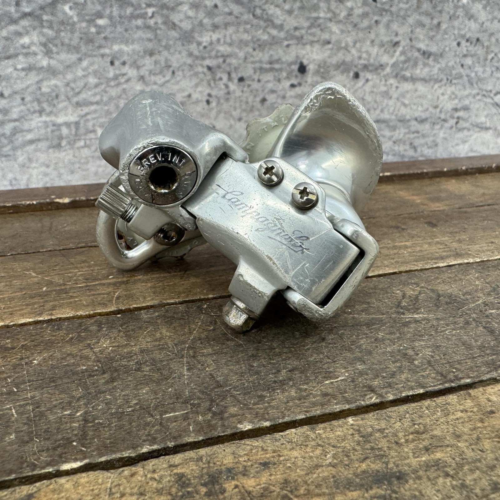 Vintage Campagnolo Rear Derailleur Short Cage Road Bike Silver Italy 240g Race