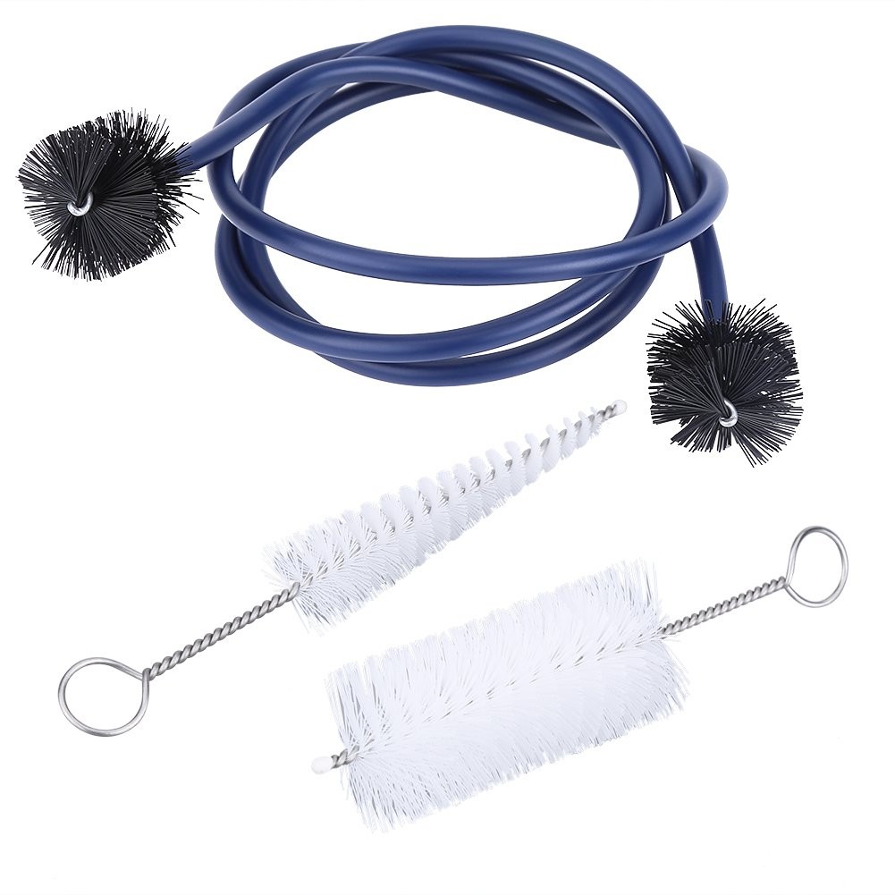 Akozon Trumpet Cleaning Kit Snake Brush Bore Brush...