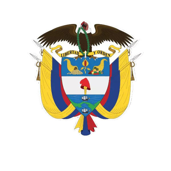 Colombian Coat of Arms Sticker Decal