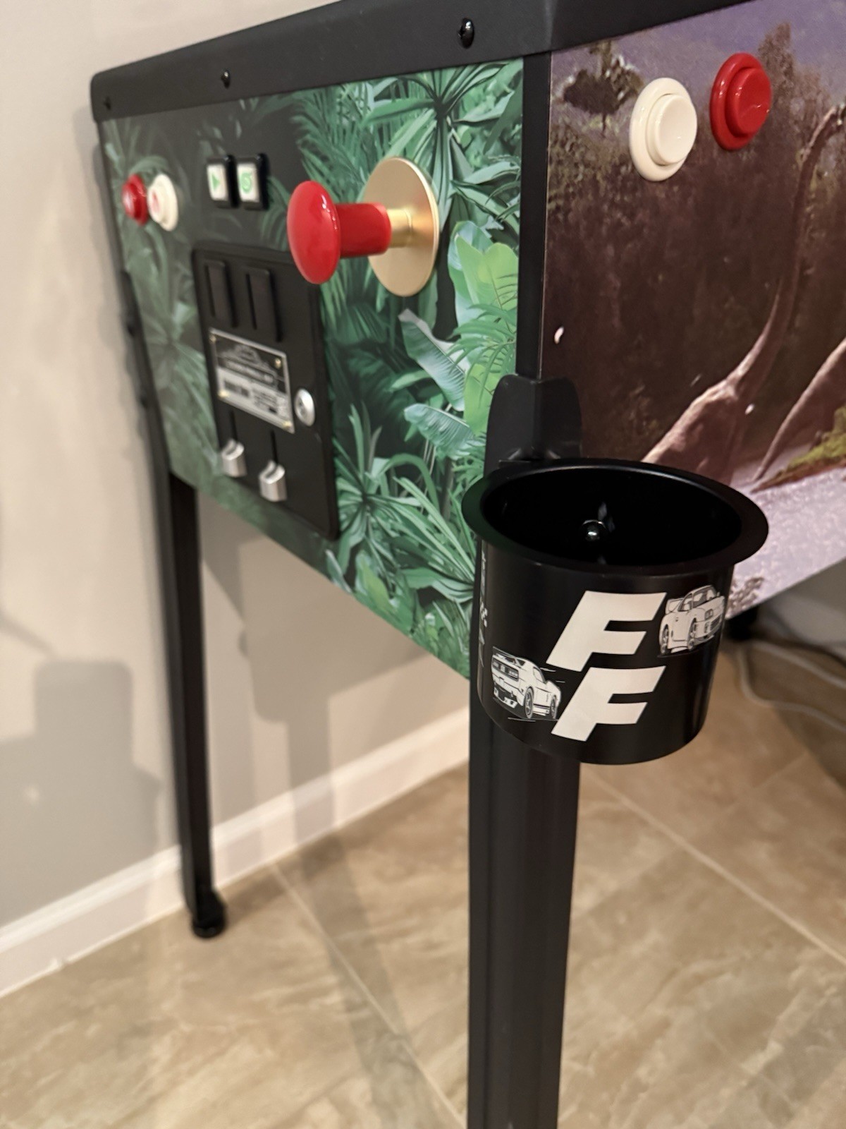 Jumbo Pinball Machine Cup Holder