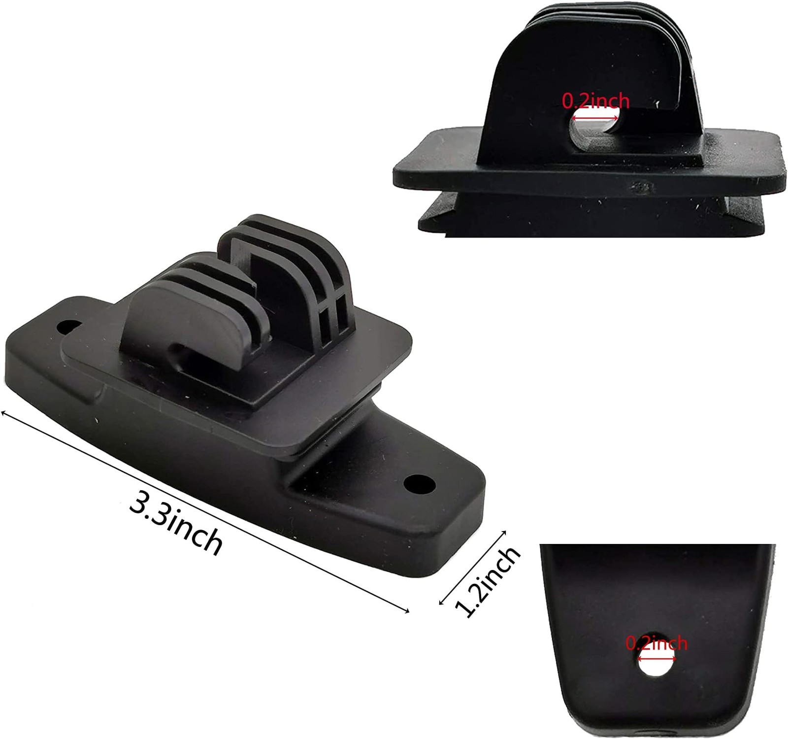 Electric Fence Wood Post Claw Insulators, Black ，50 Pack | Nail on Insulator,...