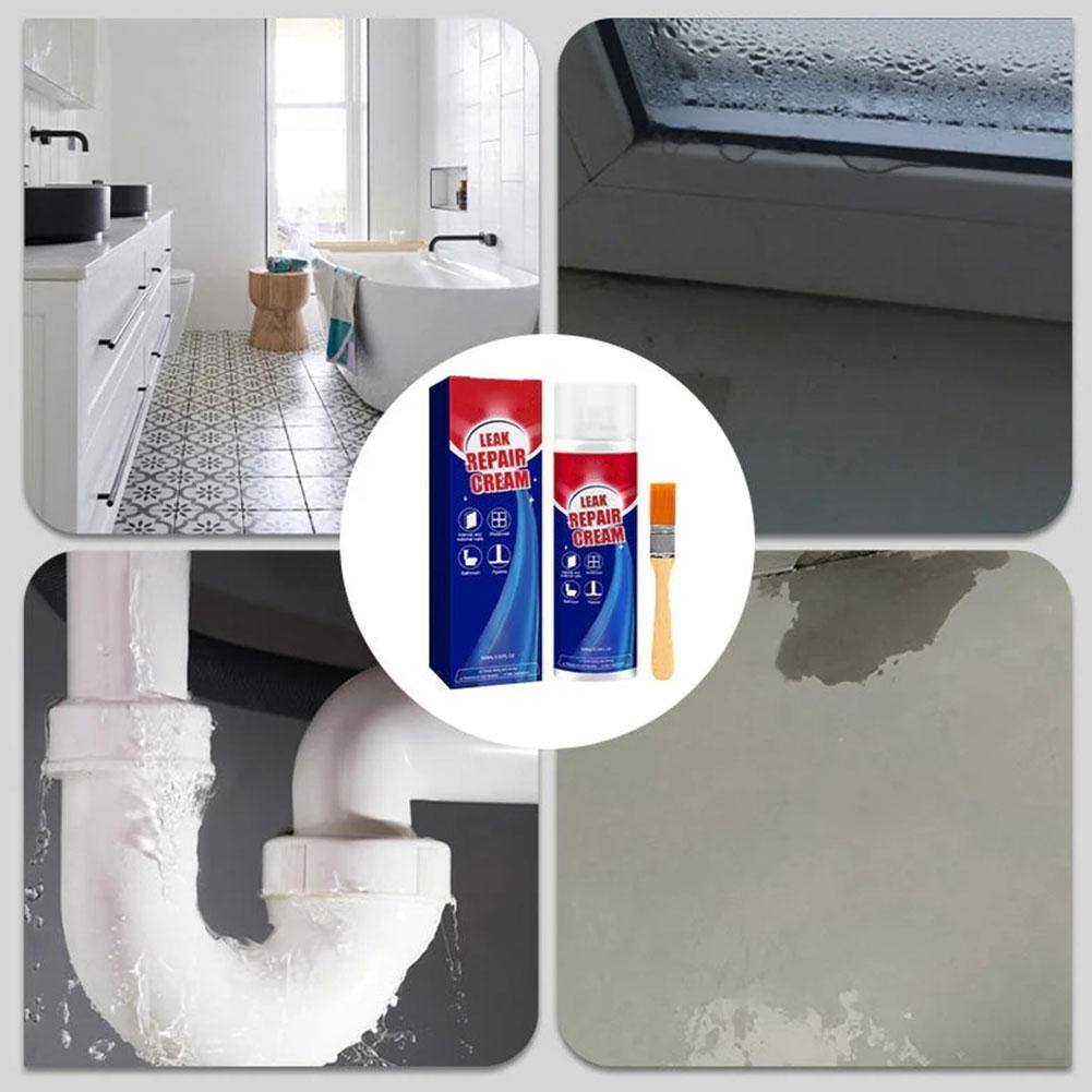 Leak Repair Waterproof Sealant Spray with Brush 100ml UK V1Q8
