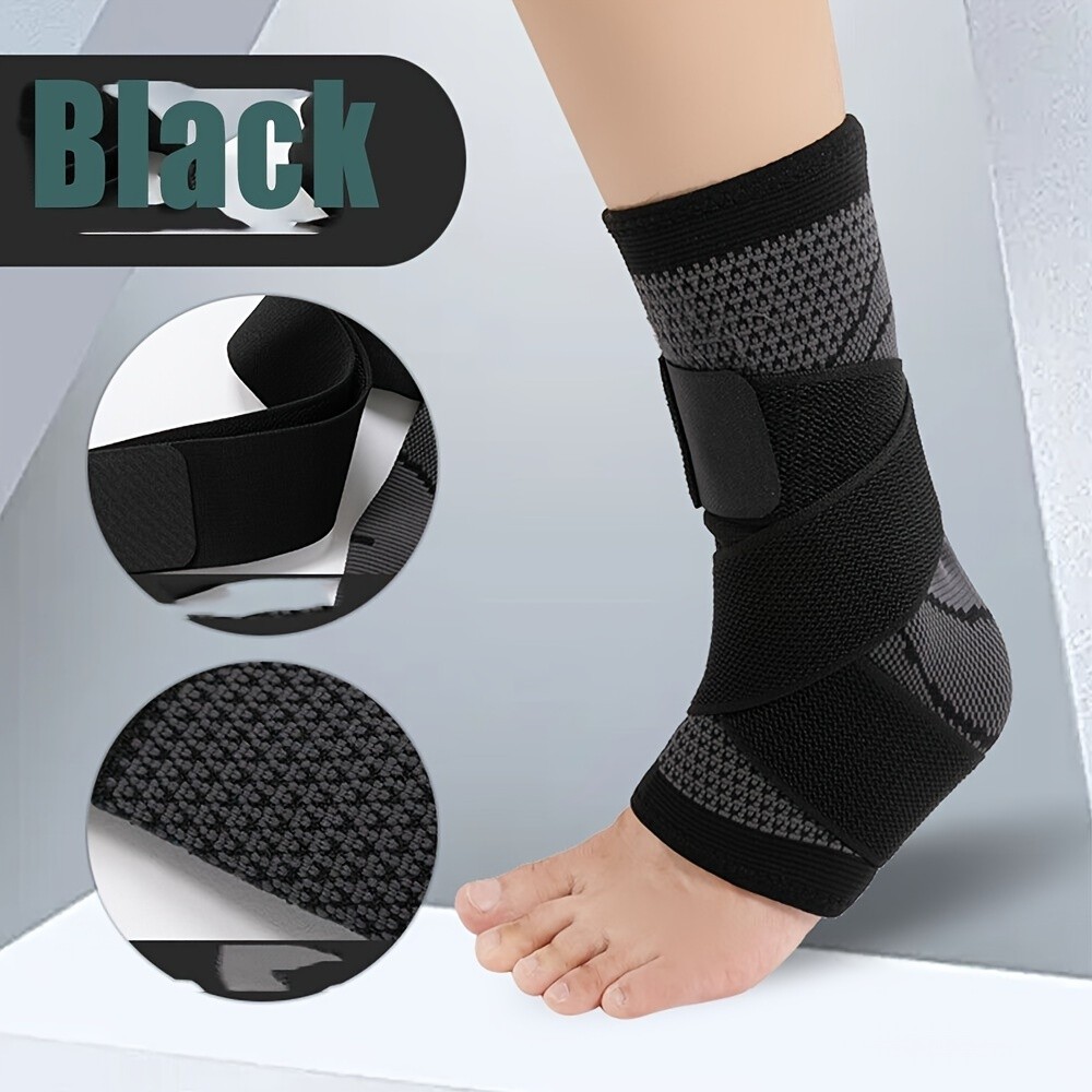Ankle Brace Compression Sleeve Support Plantar Fasciitis Pain Relief Foot Wrap
