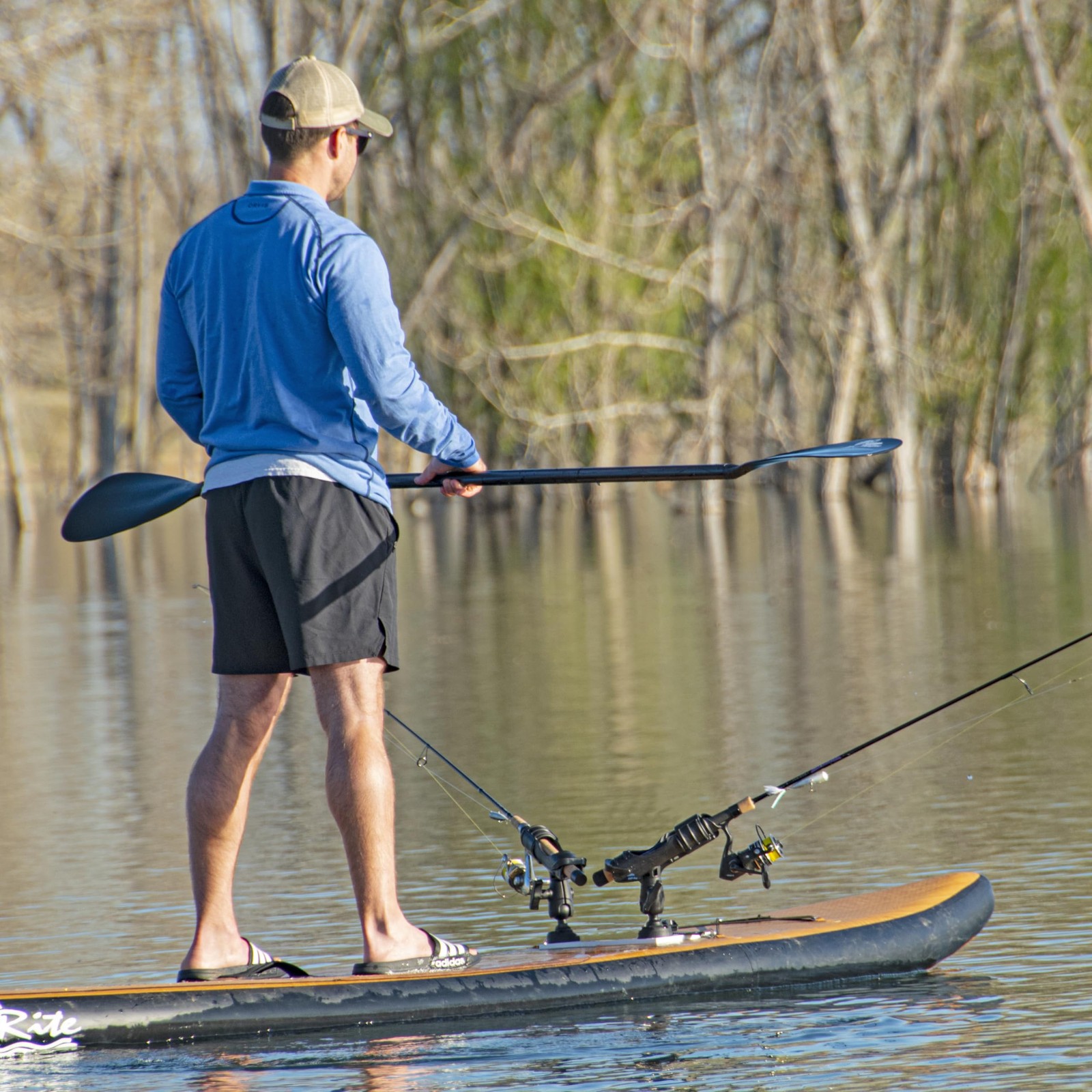 SUP Angler Lite Universal Paddle Board Mount with One Size, White