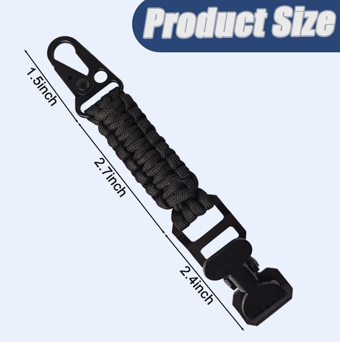 2Sets Tactical Glove Clips, Work Glove Holders Strap, Single & Double Alligat...