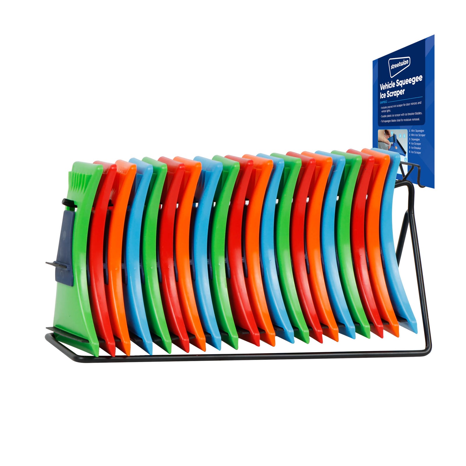 Streetwize Windscreen Window Ice Scraper Squeegee Winter Snow Vehicle Car Van