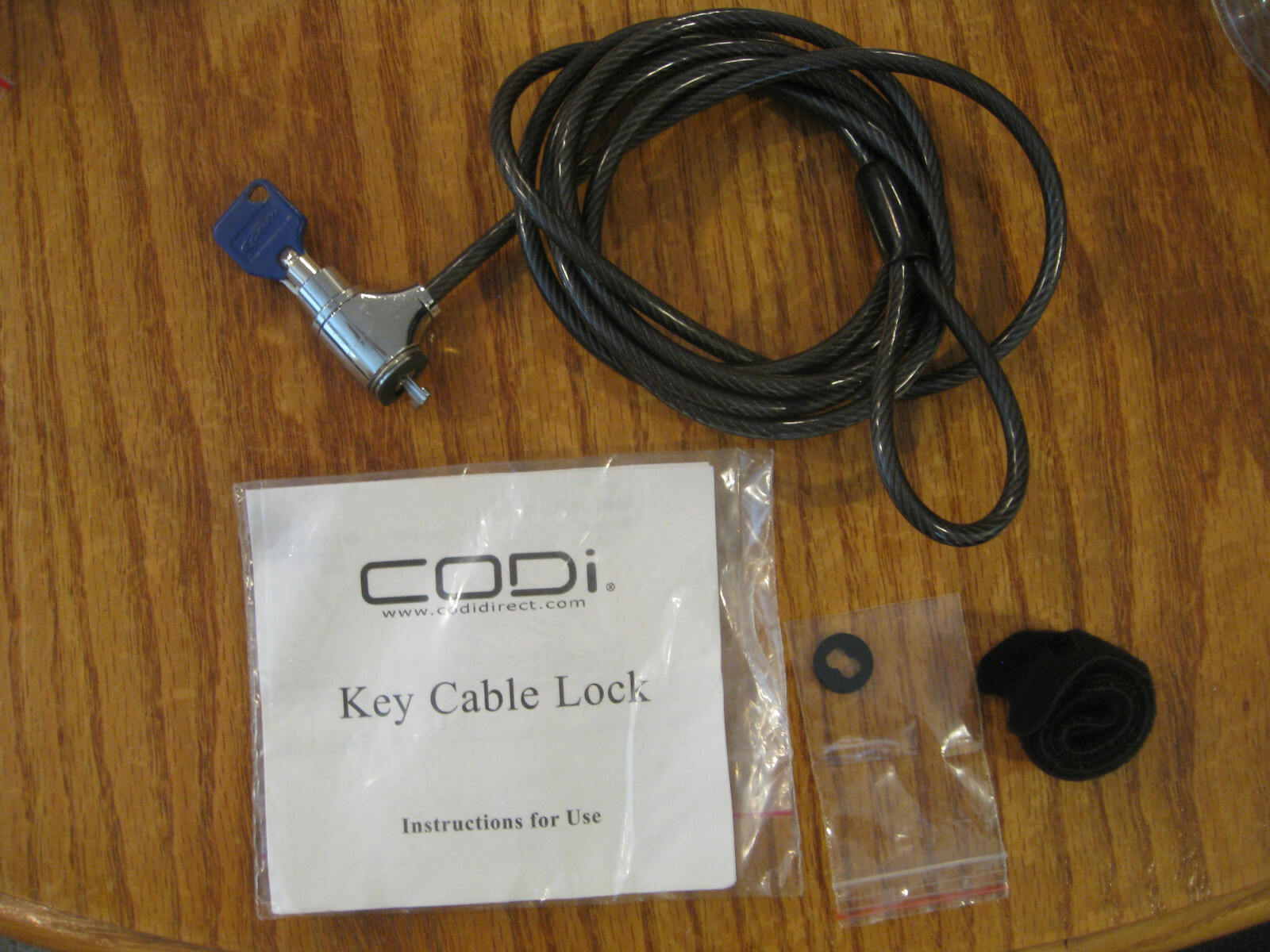 NEW Genuine CODi Key Cable Lock