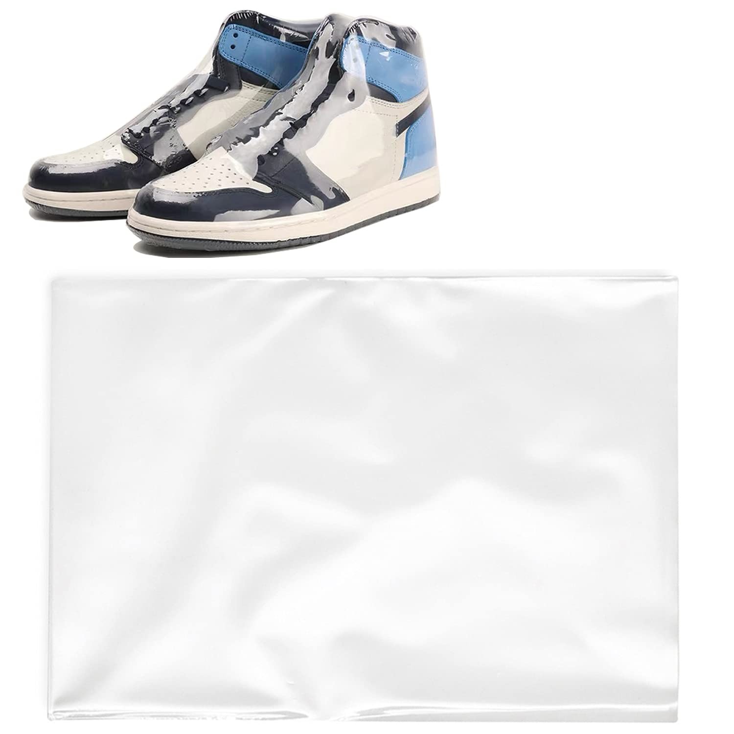 Shoe Shrink Wrap Bags,100 Pcs 11x18 Inches Sneaker PVC Heat Inch