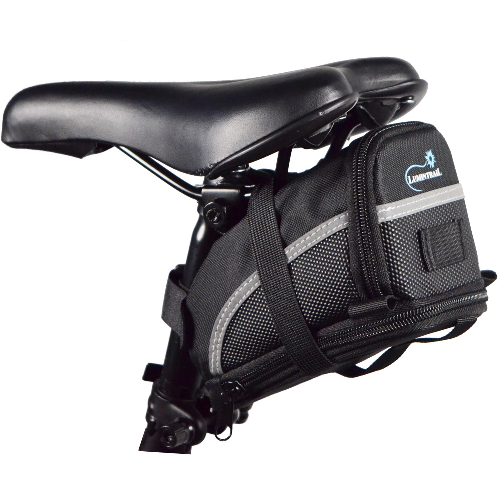 Bike Seat Bag, Bicycle Saddle Bag for Mountain Road Bikes, Expandable Storage...