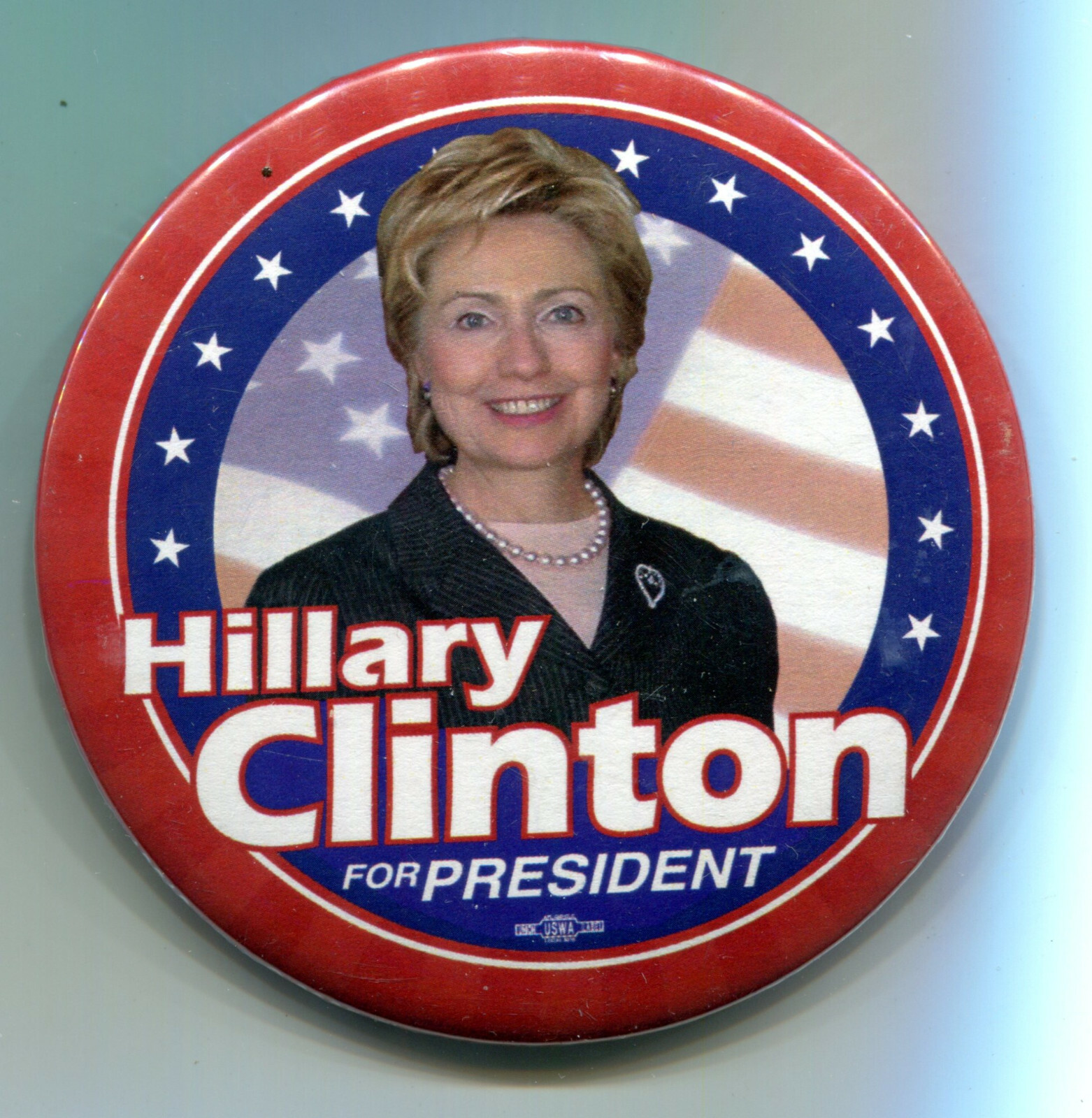 4 Hillary Clinton Pinback Buttons