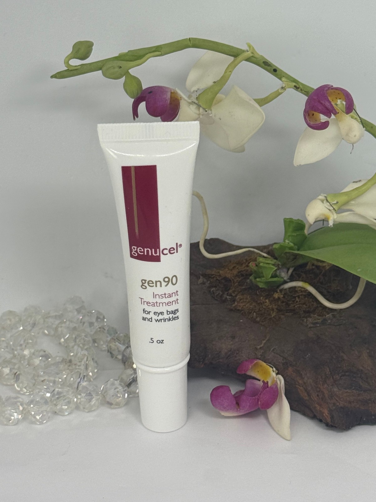 Genucel Gen90 Instant Treatment for Eye Bags and Wrinkles- .5 oz Full Size - New