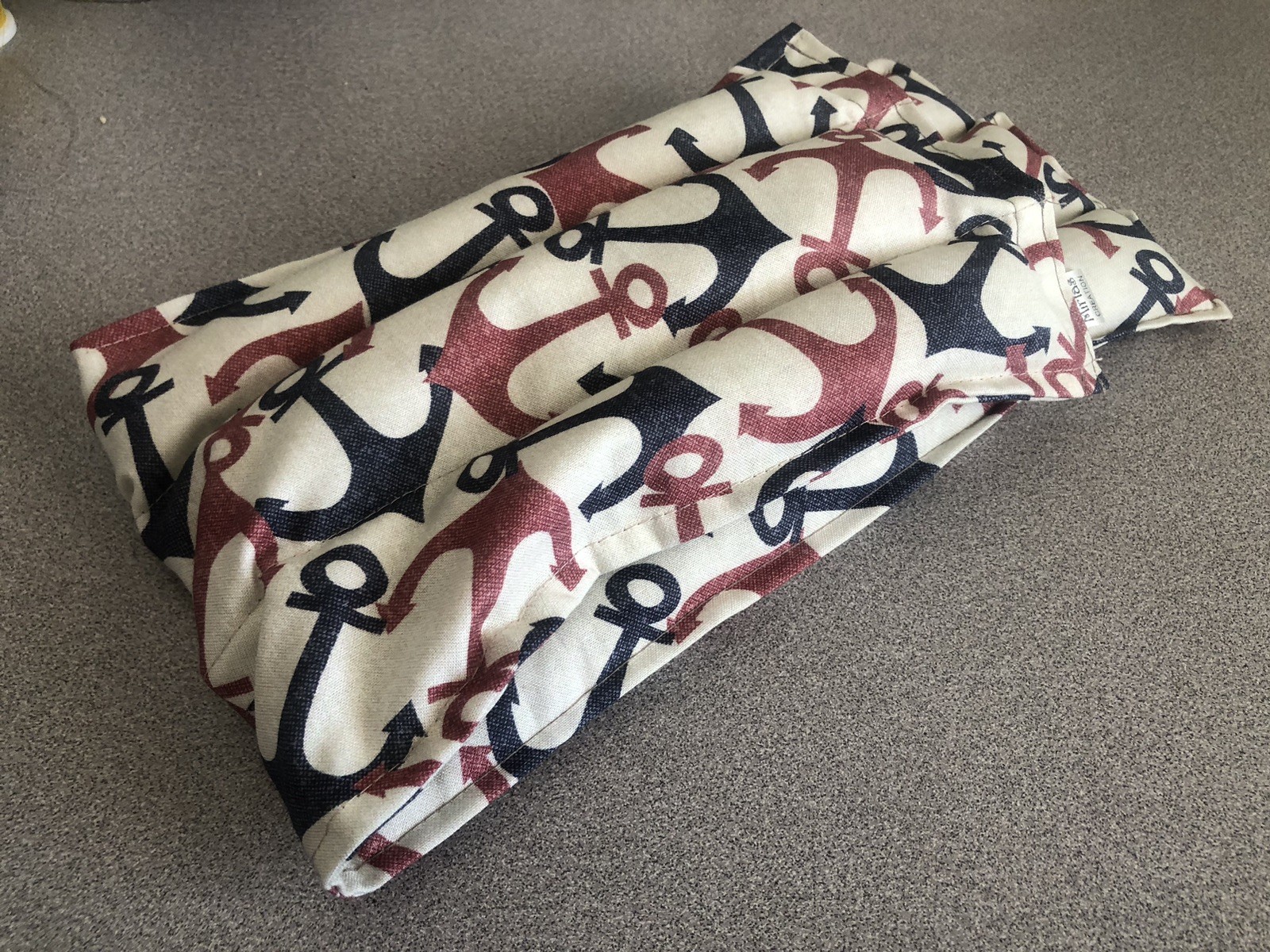 rice flax heat pad hot/cold shoulder neck wrap pack Bag 21x6''pain aid Anchors