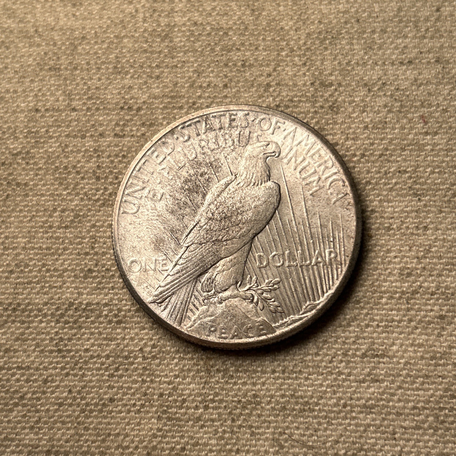 1927 US Peace Silver Dollar $1 Nice AU+ 11-3