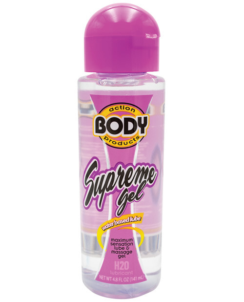 Body Action Supreme Water Based Gel 4.8 Oz