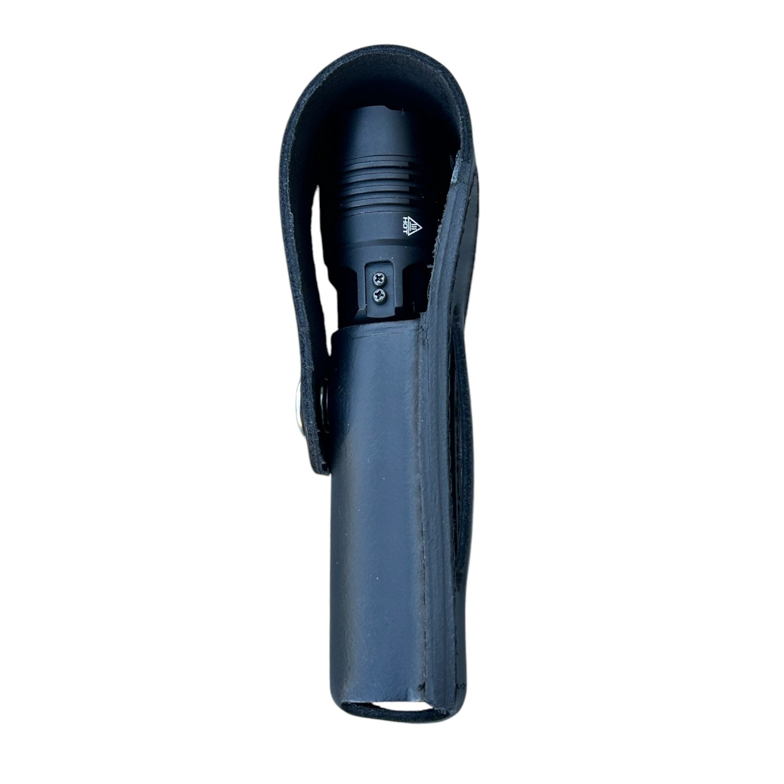 Perfect Fit Leather Closed Top Flashlight Holder Streamlight ProTac HL-X Chrome