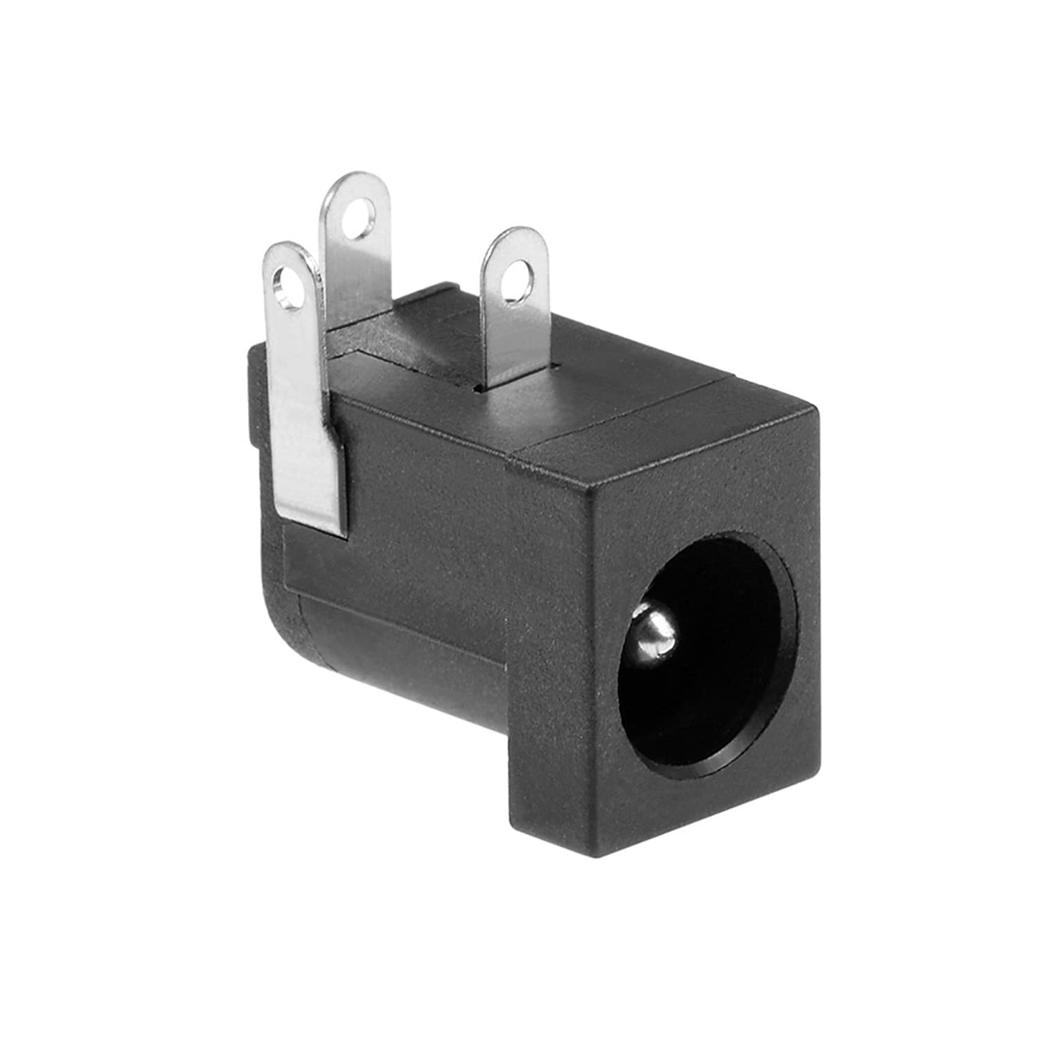 5 pcs DC-005 3Pin Black DC Power Jack Socket Connector 5.5*2.1mm