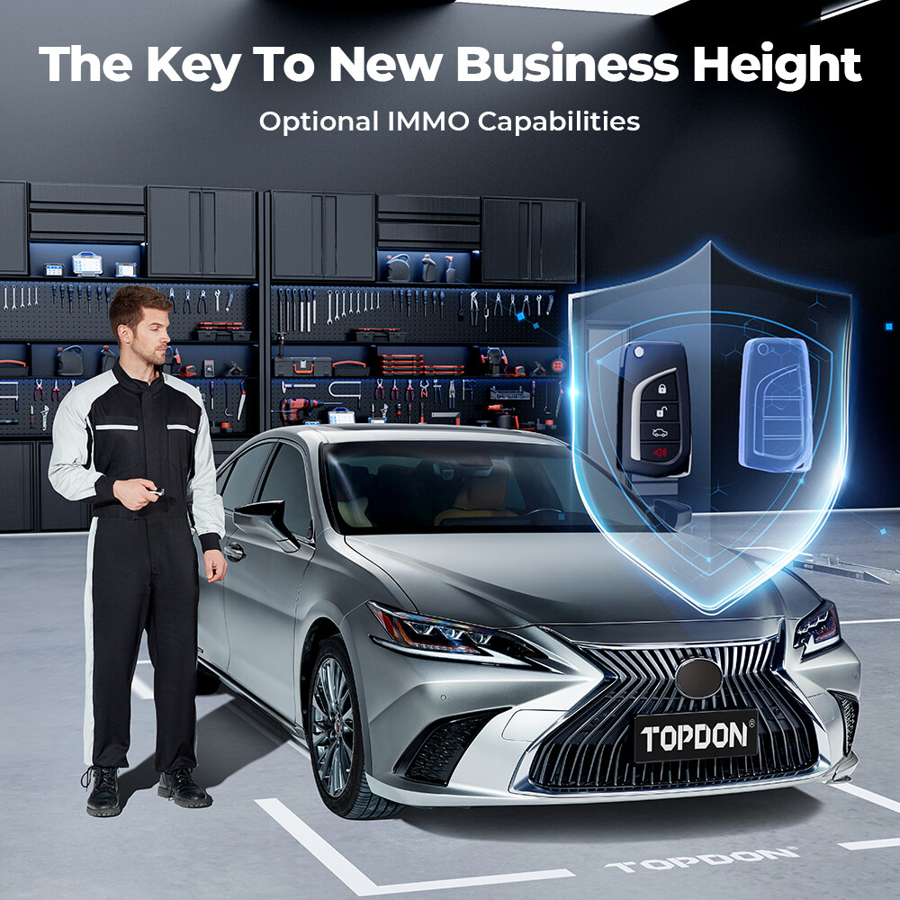 2025 TOPDON Topscan PRO Bluetooth OBD2 Scanner Key Fob Programming Bidirectional