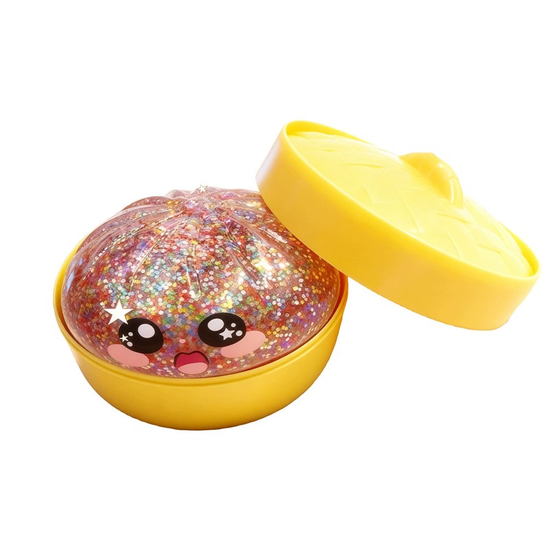 Mystery Squishy Bun Dumpling RARE GLITTER Limited Edition CE