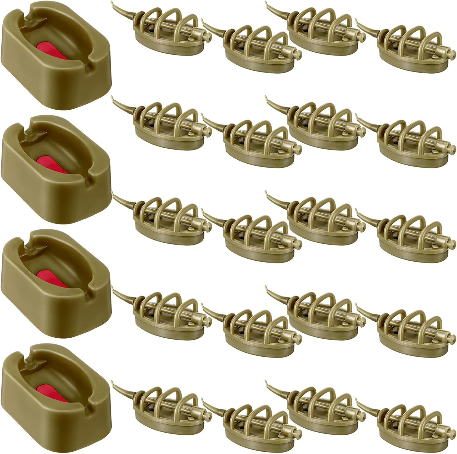 Carp Fishing Method Feeder Set Inline Method Feeders with Quick