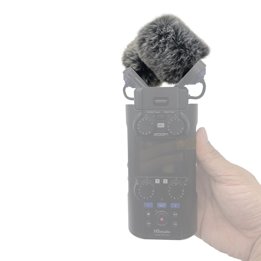 Furry Windscreen for H5 STUDIO Outdoor Windshield Artificial Fur Mic Cover7457