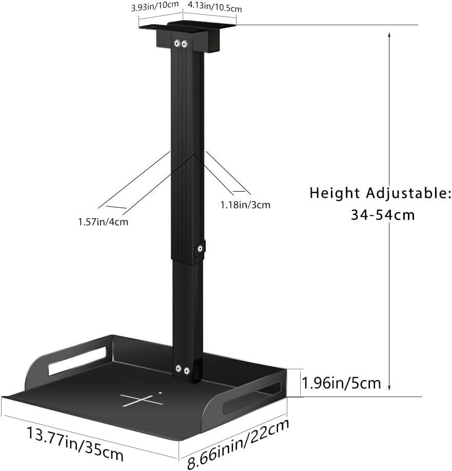 Universal Ceiling Mount with Tray for Projector/Camera ,Wall/Ceiling Mounting, N