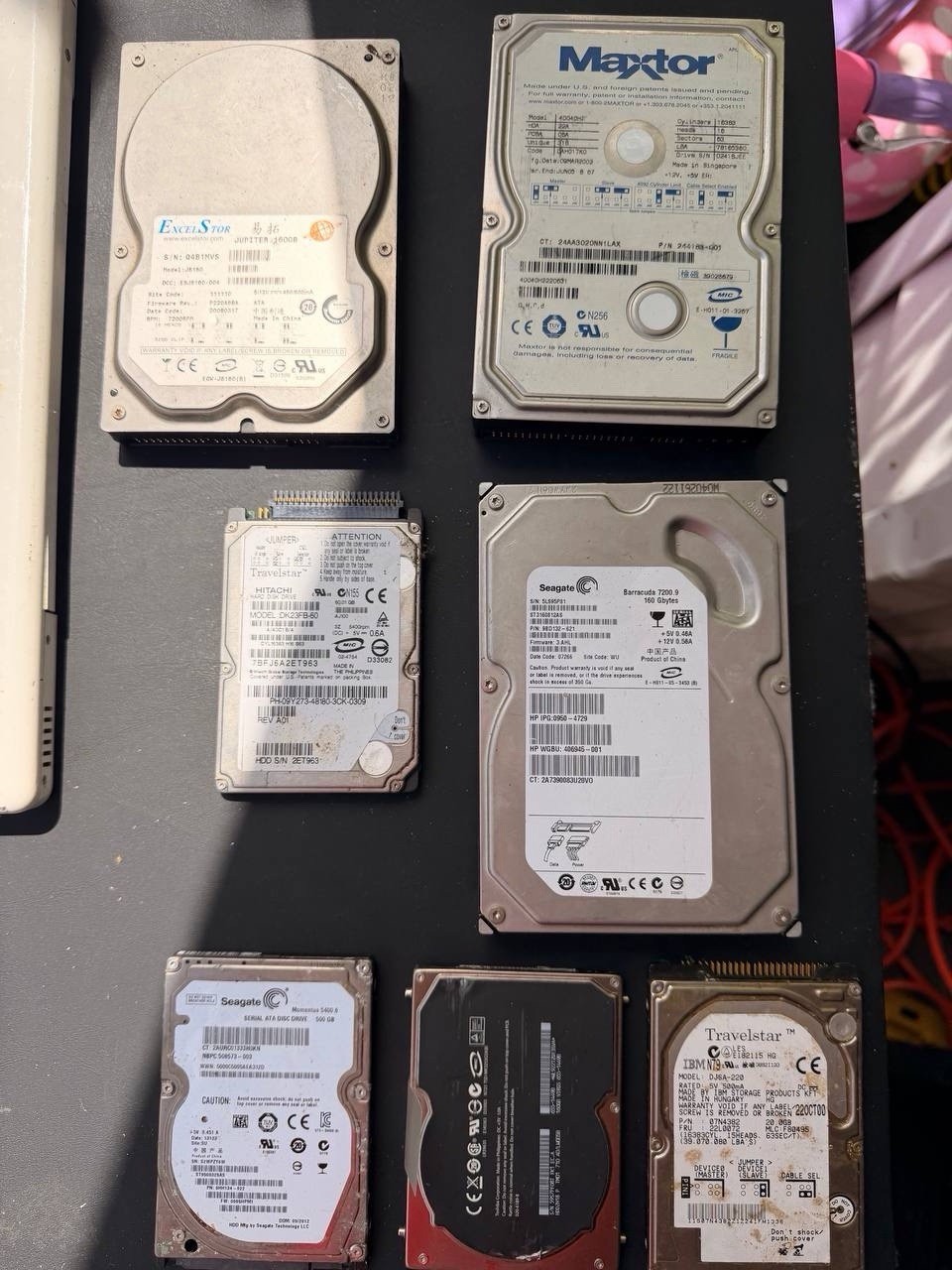 Vintage Laptop & Computer Parts Lot + HDD/RAM – Untested
