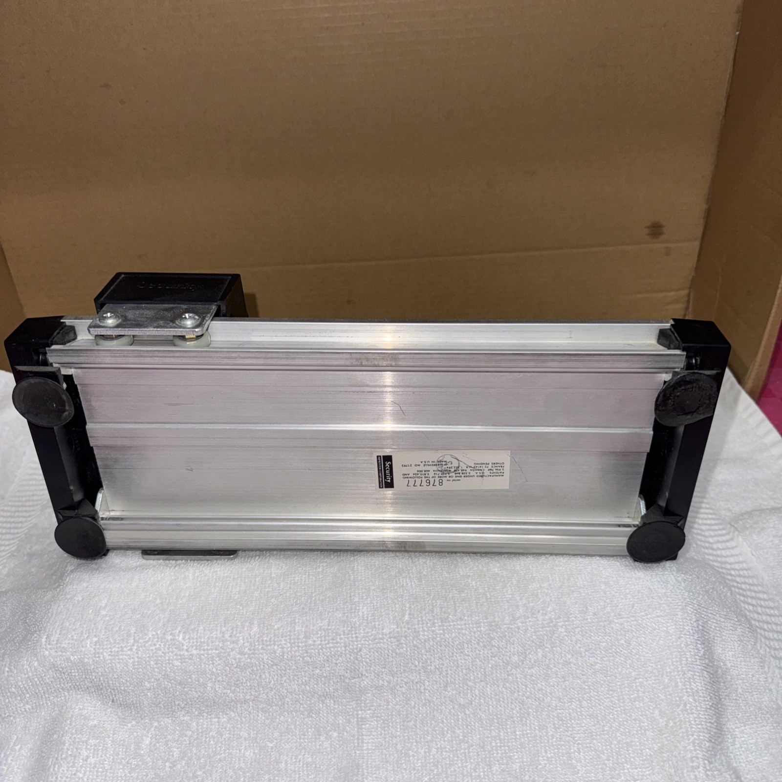 Vintage Security Imprinter Corp Credit Card Printer Slider Countertop Machine