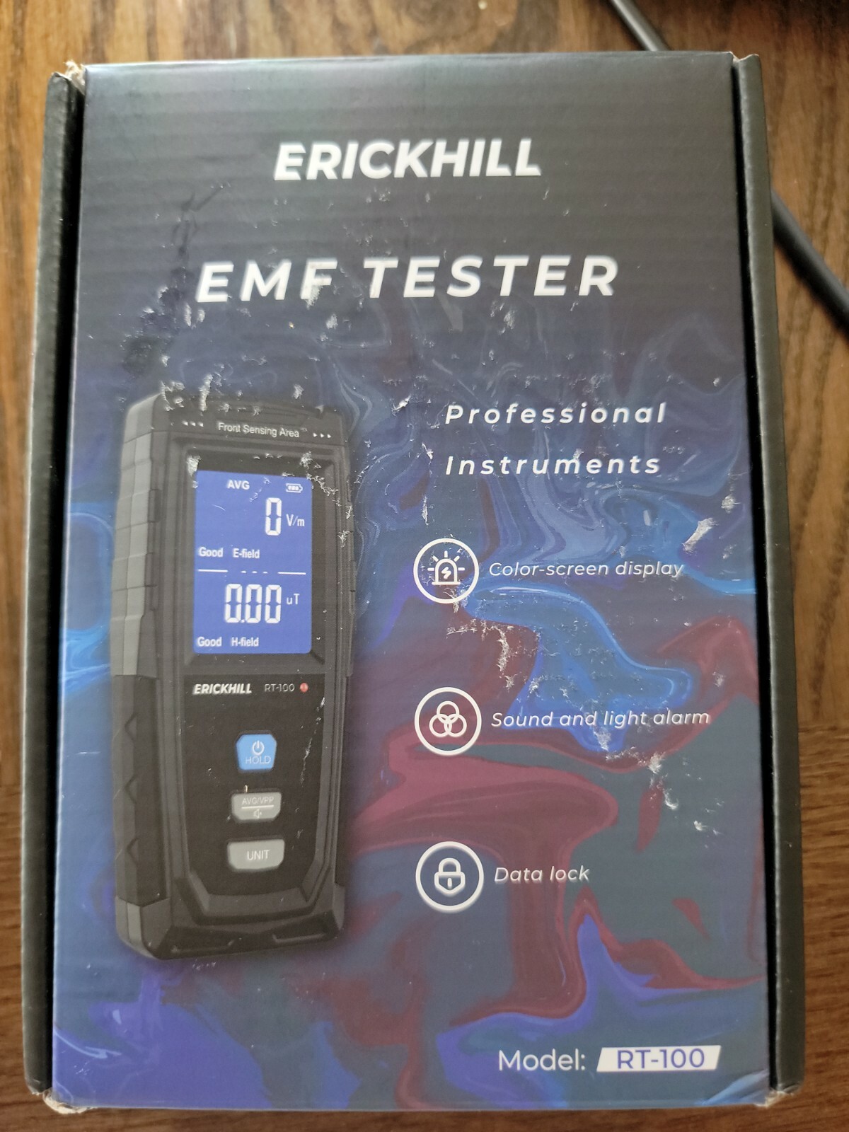Erickhill EMF Tester - RT-100 New Open Box Free Shipping professional -precision
