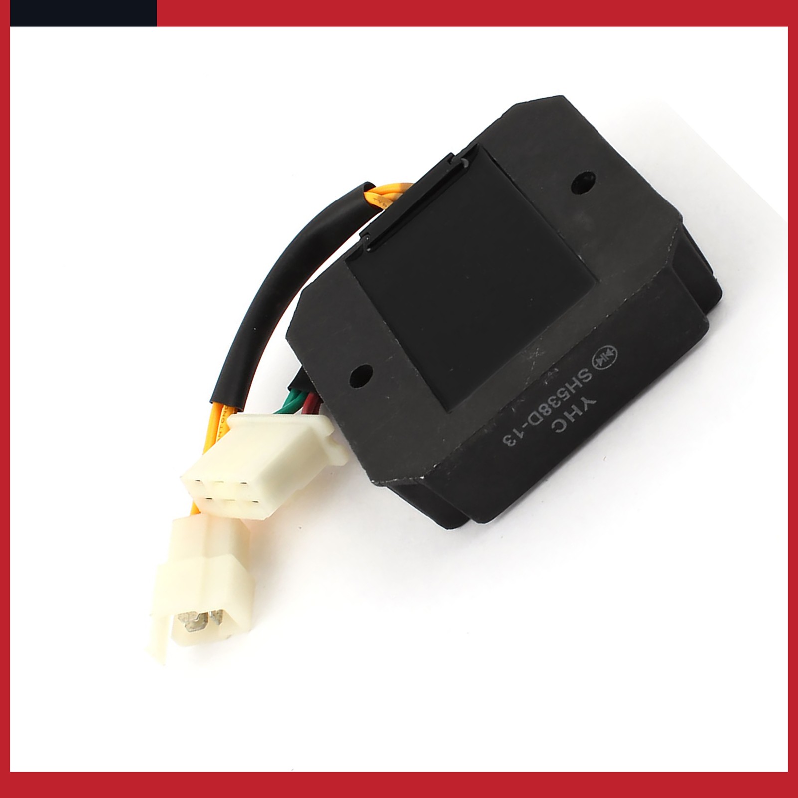Universal Gray 3 Pins Motorcycle Motorbike Rectifier Voltage Regulator Pack of 1